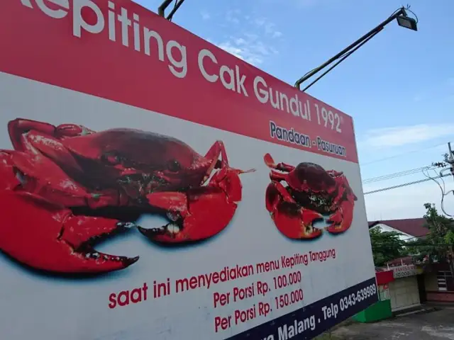 Gambar Makanan Kepiting Cak Gundul Pandaan 3