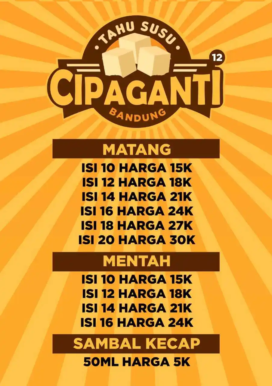 Tahu Susu Cipaganti