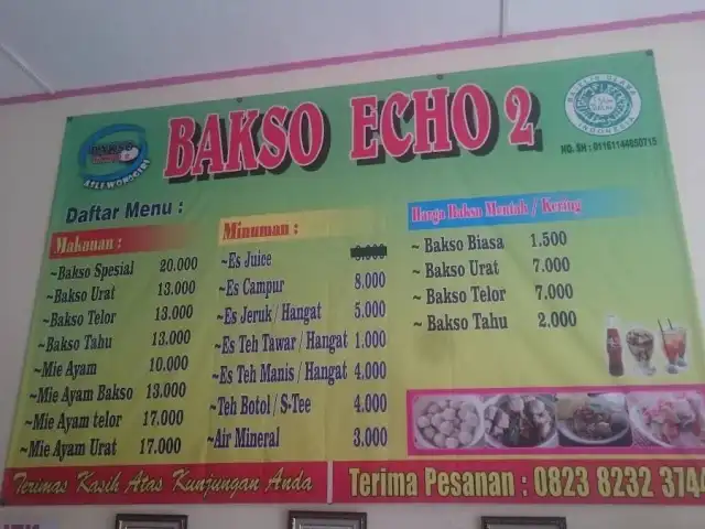 Gambar Makanan Mie ayam & Bakso Echo 2 6