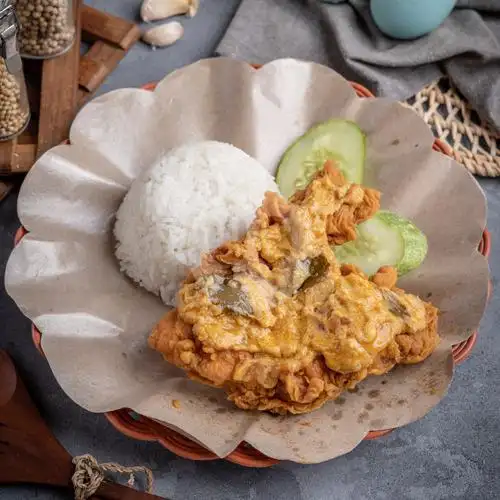 Gambar Makanan Ayam Geprek Gold Chick, Sungai Panas 8