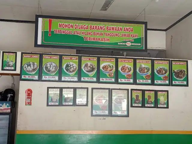 Gambar Makanan Bakso mie ayam wong wonogiri 2