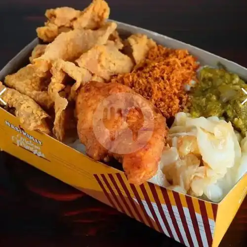 Gambar Makanan Nasi Kulit Ayam Krispy, Lambung 4