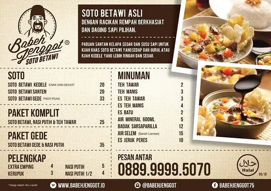 Gambar Makanan Soto Betawi Babeh Jenggot 13