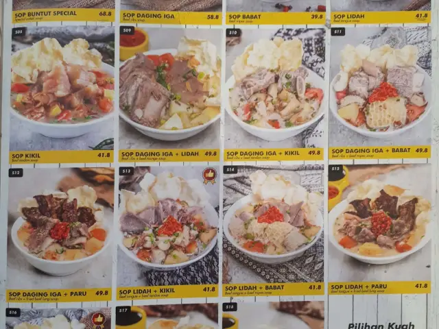 Gambar Makanan Chop Buntut Cak Yo 6