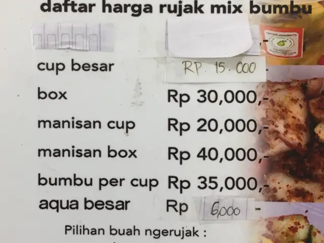 Gambar Makanan Rujak Bangkok Mevvah 3