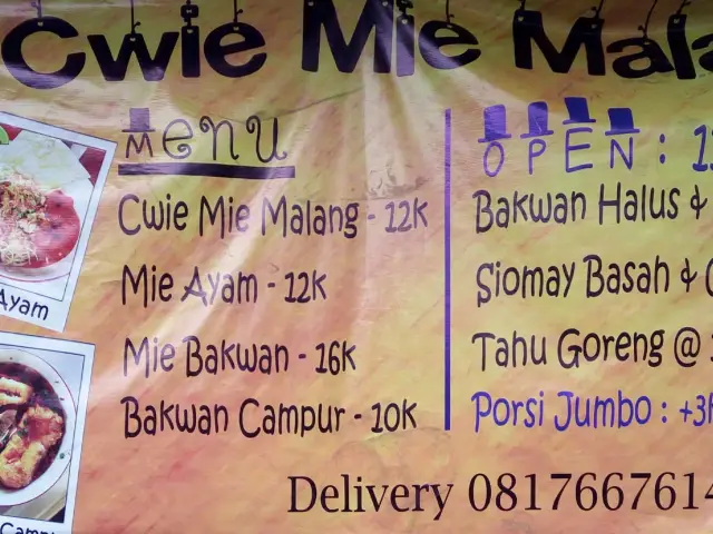 Gambar Makanan Cwie Mie Malang 1