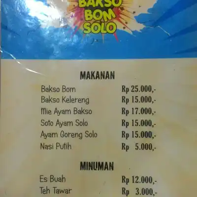 Bakso Bom Solo