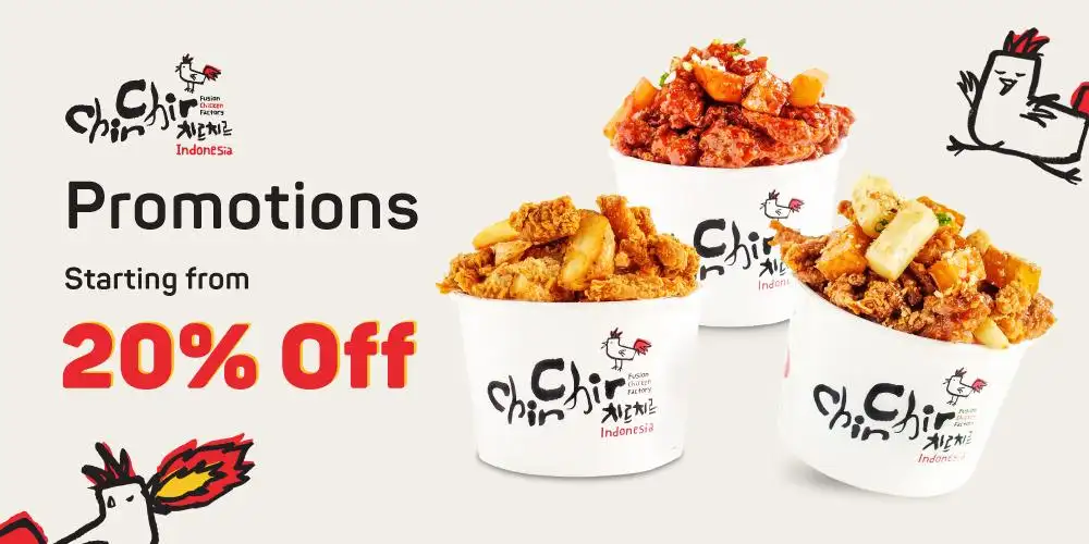 Chir Chir 2Go Korean Fried Chicken, Yummykitchen Kemanggisan