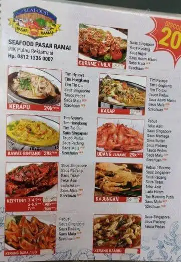 Gambar Makanan Seafood Pasar Ramai 1