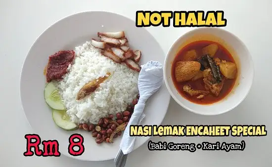 Nasi Lemak Babi (Pork) Encaheet Food Photo 4