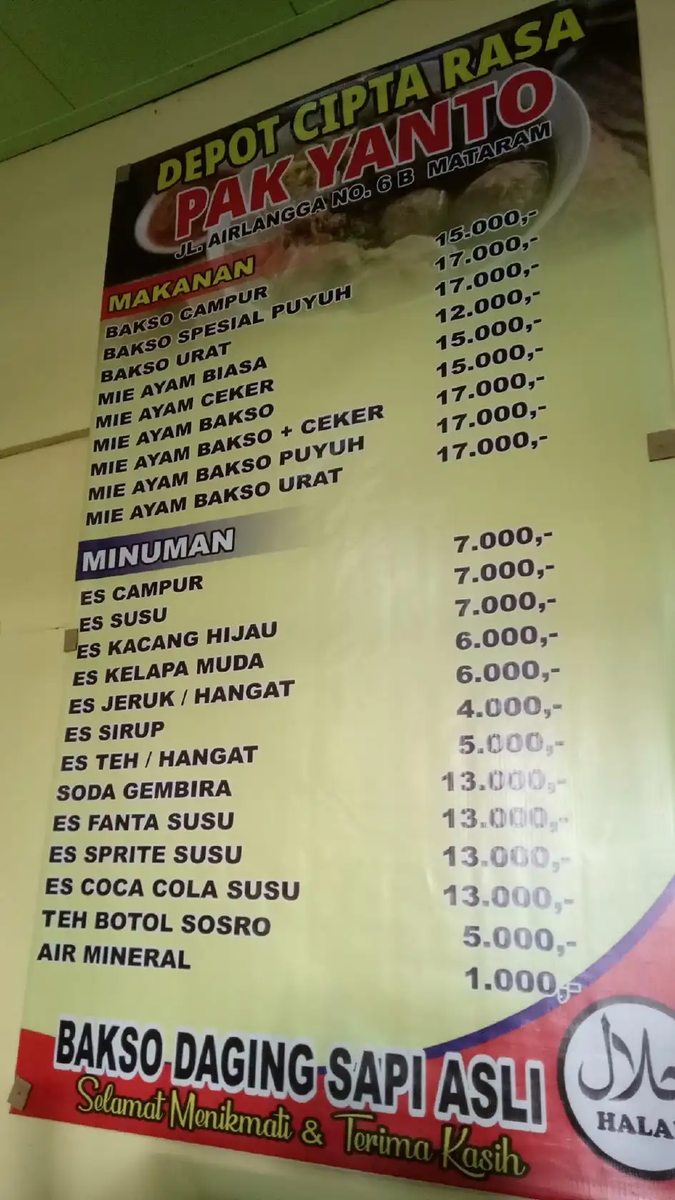 Bakso Cita Rasa Pak Yanto