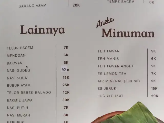 Gambar Makanan G'litik Indonesian Eatery 17
