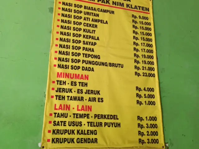 Gambar Makanan Sop Ayam Pak Nim Klaten 3