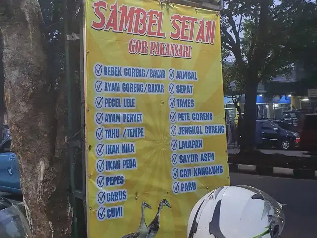 Gambar Makanan Sambel Setan Spesial Penyet Pakansari 1