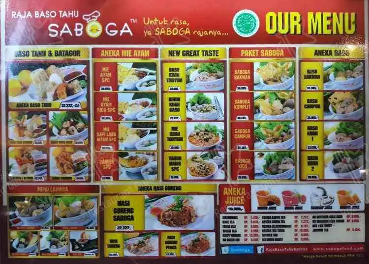 Saboga Raja Baso Tahu