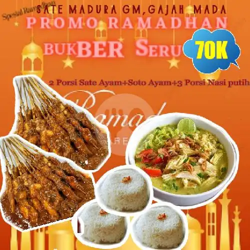 Gambar Makanan Sate Madura GM, Gajah Mada 11