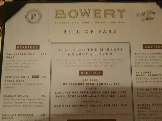 Gambar Makanan Bowery Restaurant 16