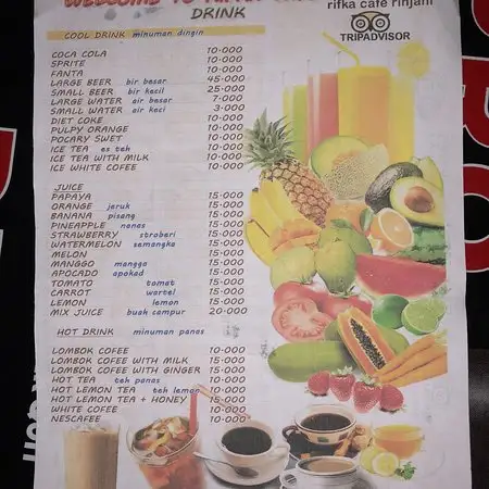 Gambar Makanan Rifka Cafe Rinjani 3