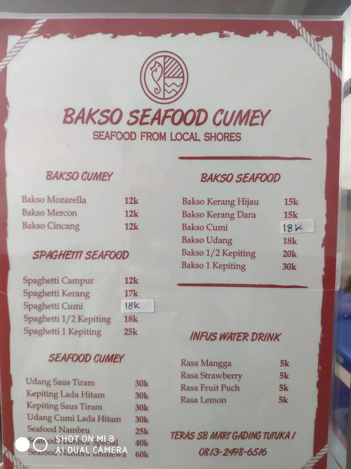 Bakso seafood cumey