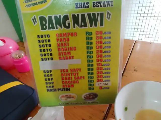 Gambar Makanan Soto & Sop BANG ROJAK Khas Betawi 1