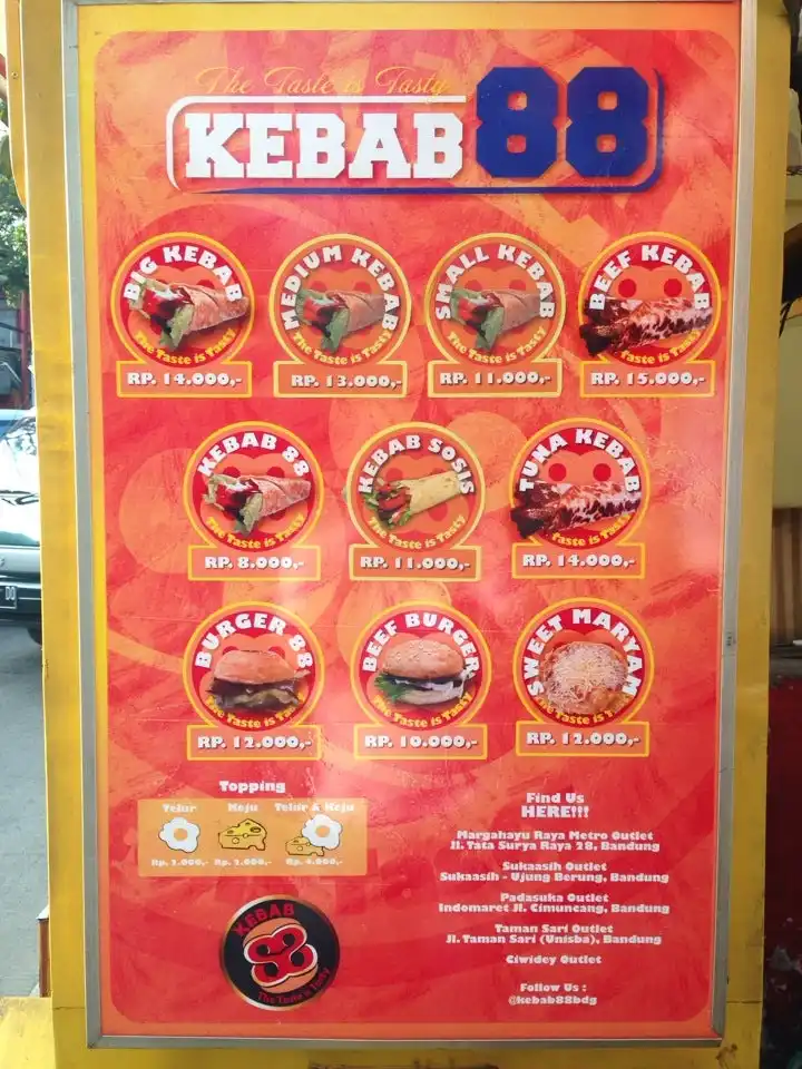 Kebab 88 Outlet Cikutra