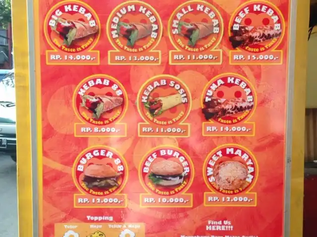Gambar Makanan Kebab 88 Outlet Cikutra 1