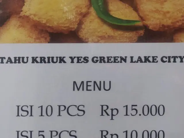 Gambar Makanan Tahu Kriuk Yes 1