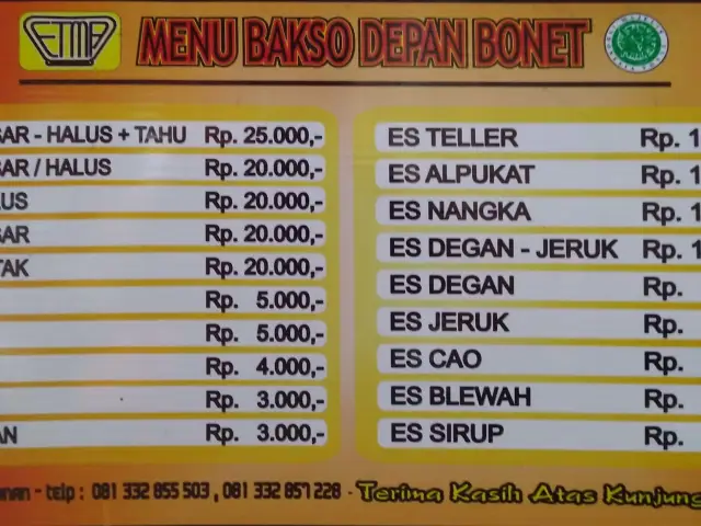 Gambar Makanan Bakso Depan Bonet 1