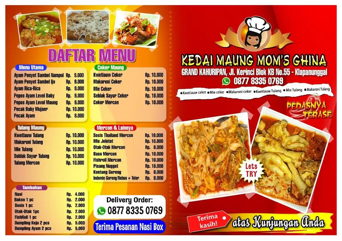Kedai Maung Mom's Ghina