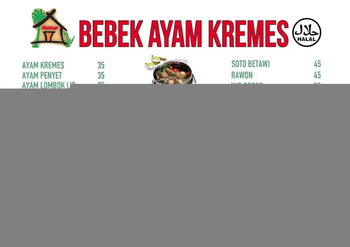 Bebek Ayam Kremes KM 39