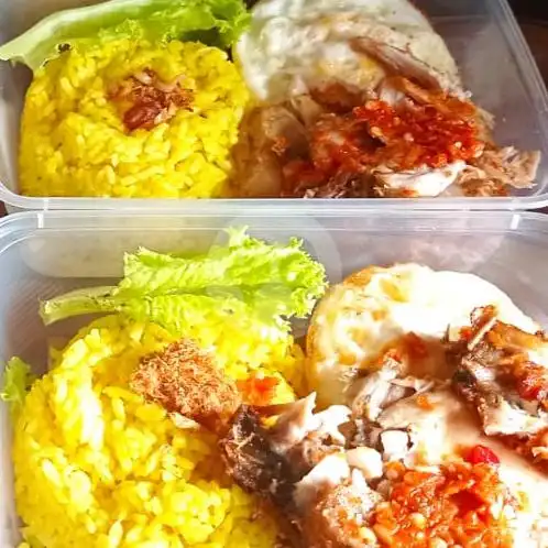 Gambar Makanan Nasi Kuning dan Tahu Campur Bu Is, Pujasera Pakualama 2