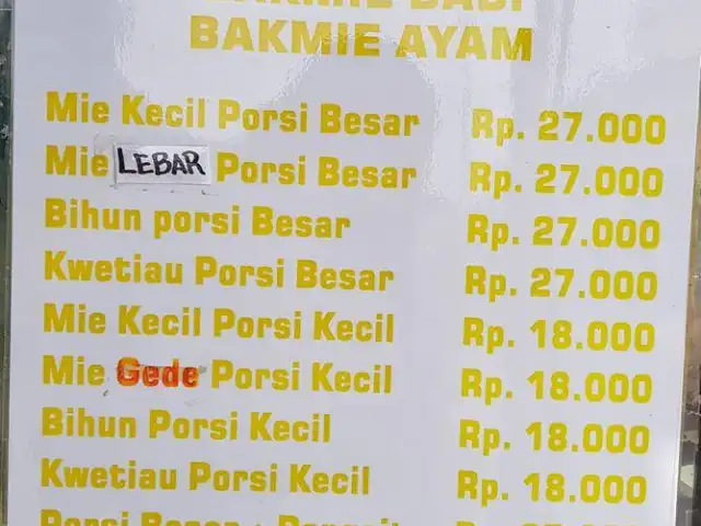 Gambar Makanan Bakmie D.O 7