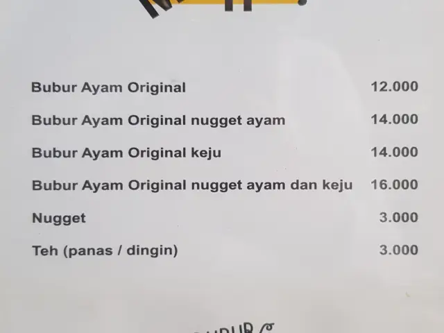 Gambar Makanan Bubur Karta 1