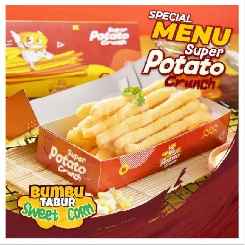 Gambar Makanan Super Potato Crunch and Kentang Spiral, SMK TRIKARYA 6