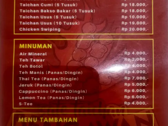 Gambar Makanan Sate Taichan Bengawan 7