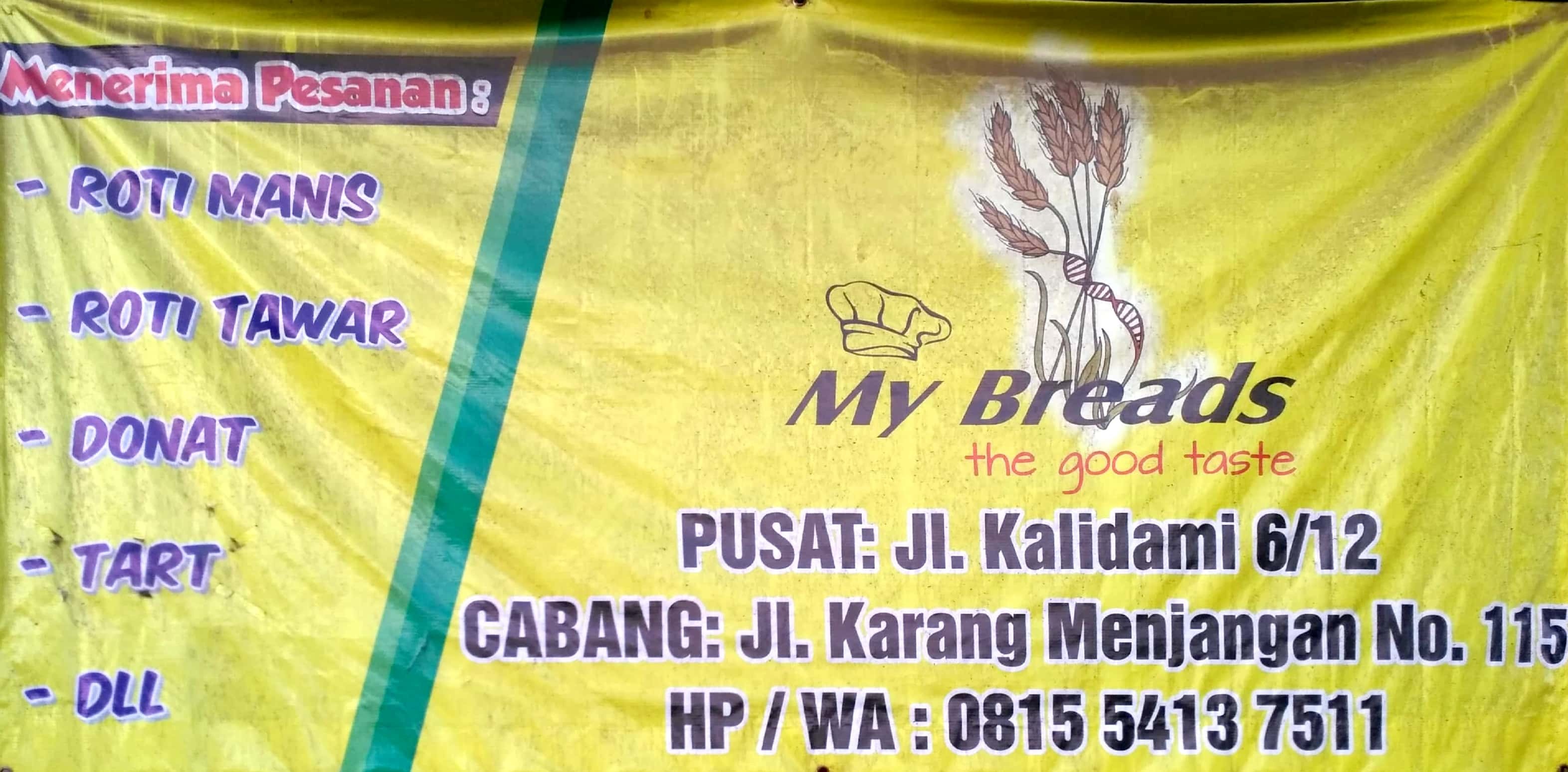 My Bread terdekat Restoran dan Tempat Makan Kue & Roti terdekat di