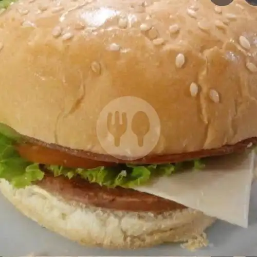 Gambar Makanan Roti Bakar Burger Jumbo Milkshake Buble, Pusat Jajanan Mesjid Agung 17