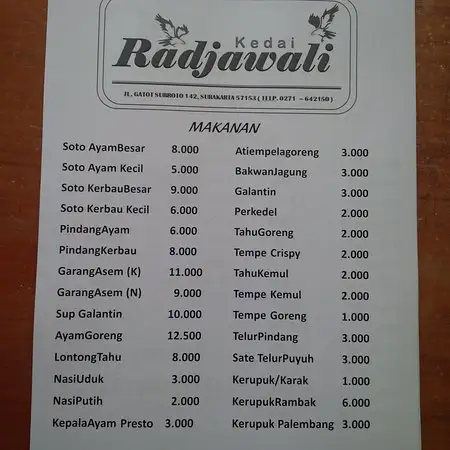 Gambar Makanan Kedai Radjawali 14