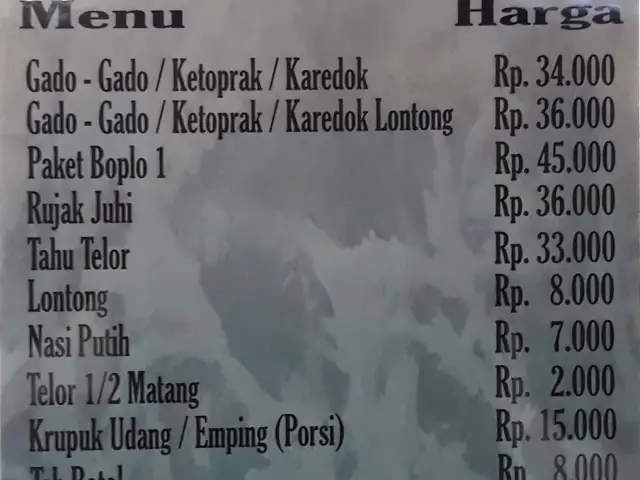 Gambar Makanan Gado - Gado Boplo 1