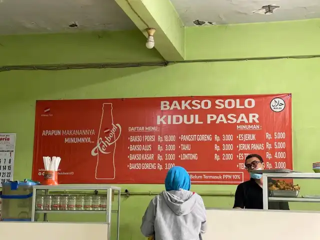 Gambar Makanan Bakso Solo Kidul Pasar 9