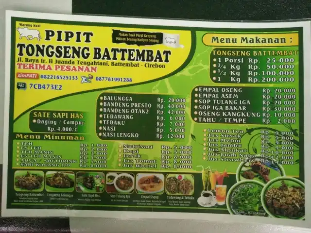 Gambar Makanan Tongseng Battembat Pipit 13