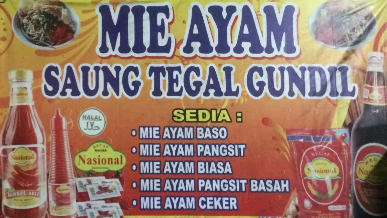 Mie Ayam Wonigiri Saung Tegal Gundil