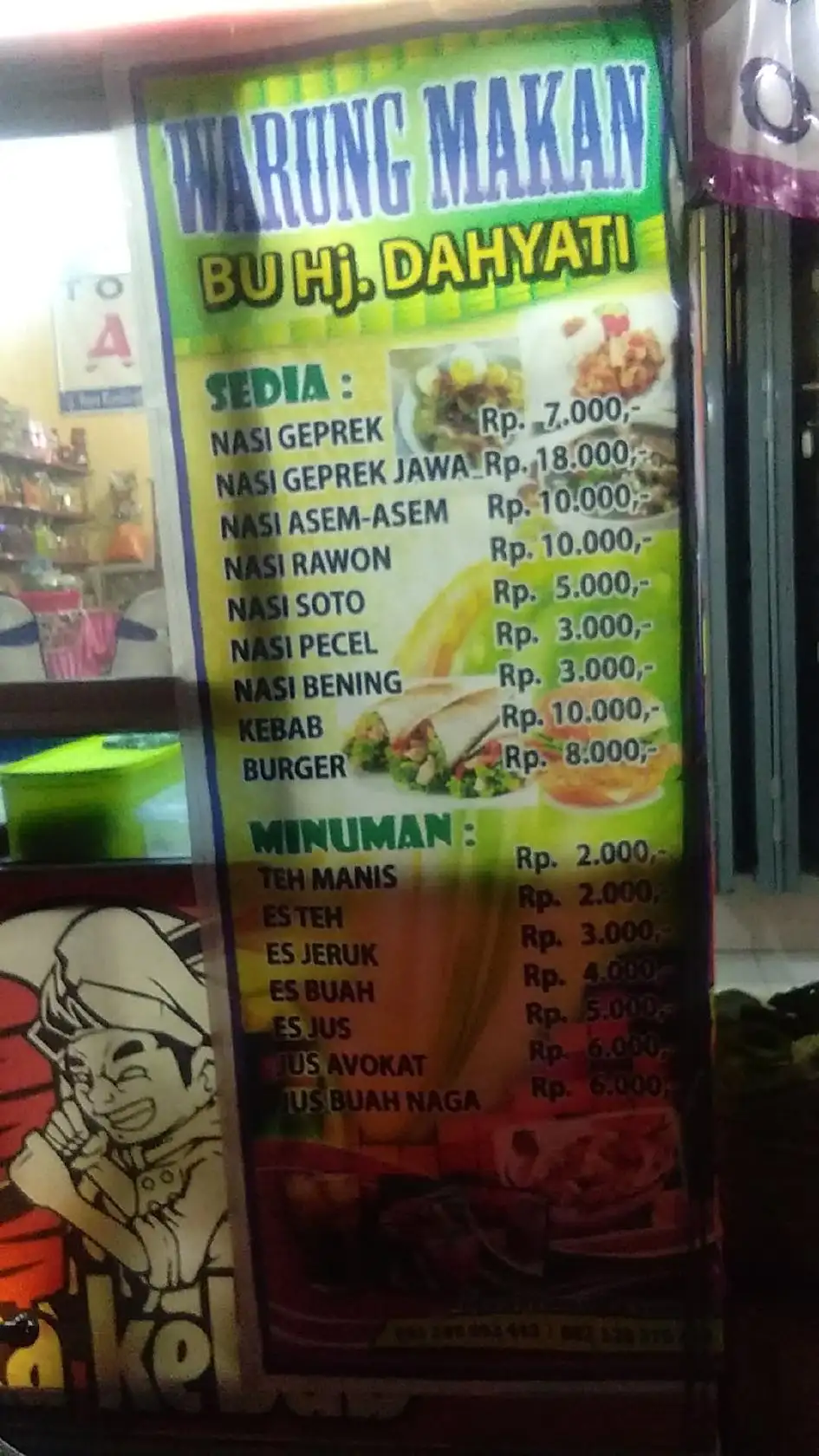 Atta Kebab Ayam Geprek dan Burger