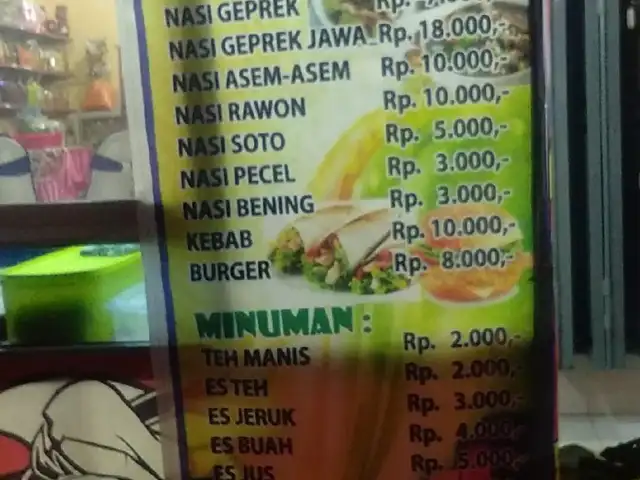 Atta Kebab Ayam Geprek dan Burger