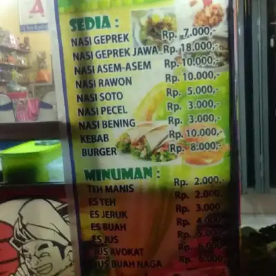 Atta Kebab Ayam Geprek dan Burger