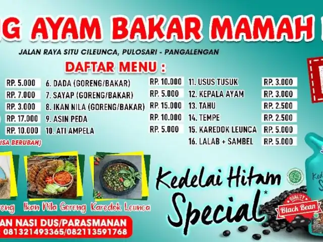 Gambar Makanan Ayam Bakar Mamah Dedeh 2