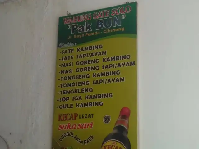 Warung Sate Solo "Pak Bun"