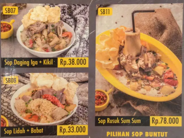 Gambar Makanan Chop Buntut Cak Yo 5