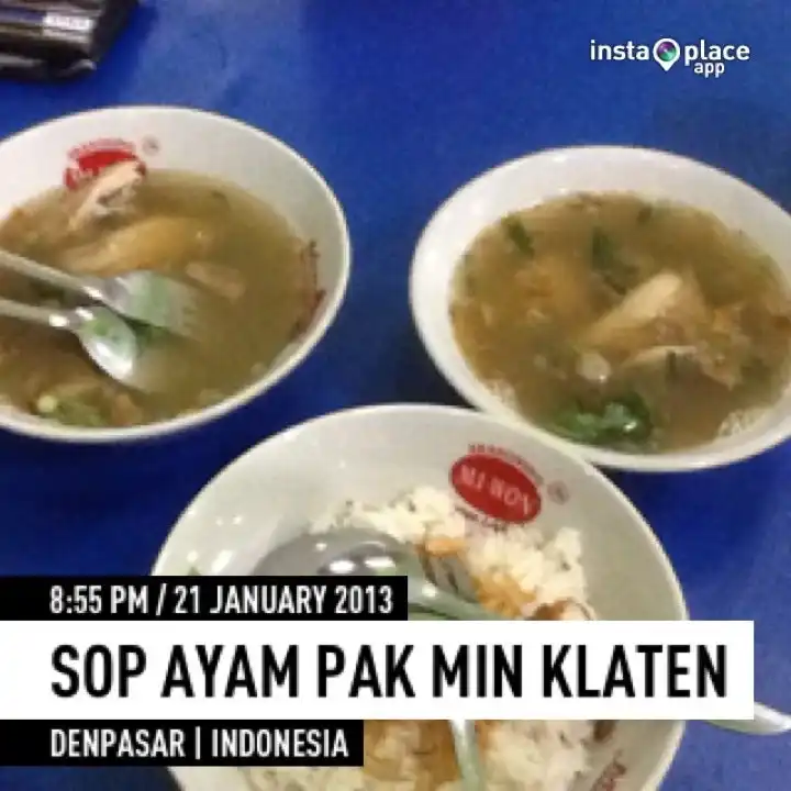 Sop Ayam Pak Min Klaten