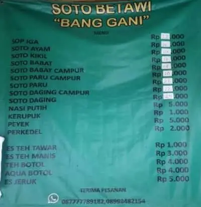 Soto Betawi Bang Gani